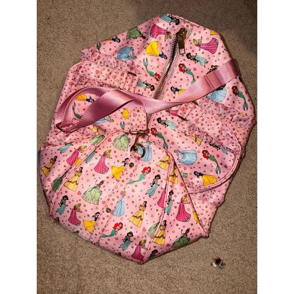 Stoney Clover Lane Never Stop Dreaming Duffle Bag Disney Princess classic pink